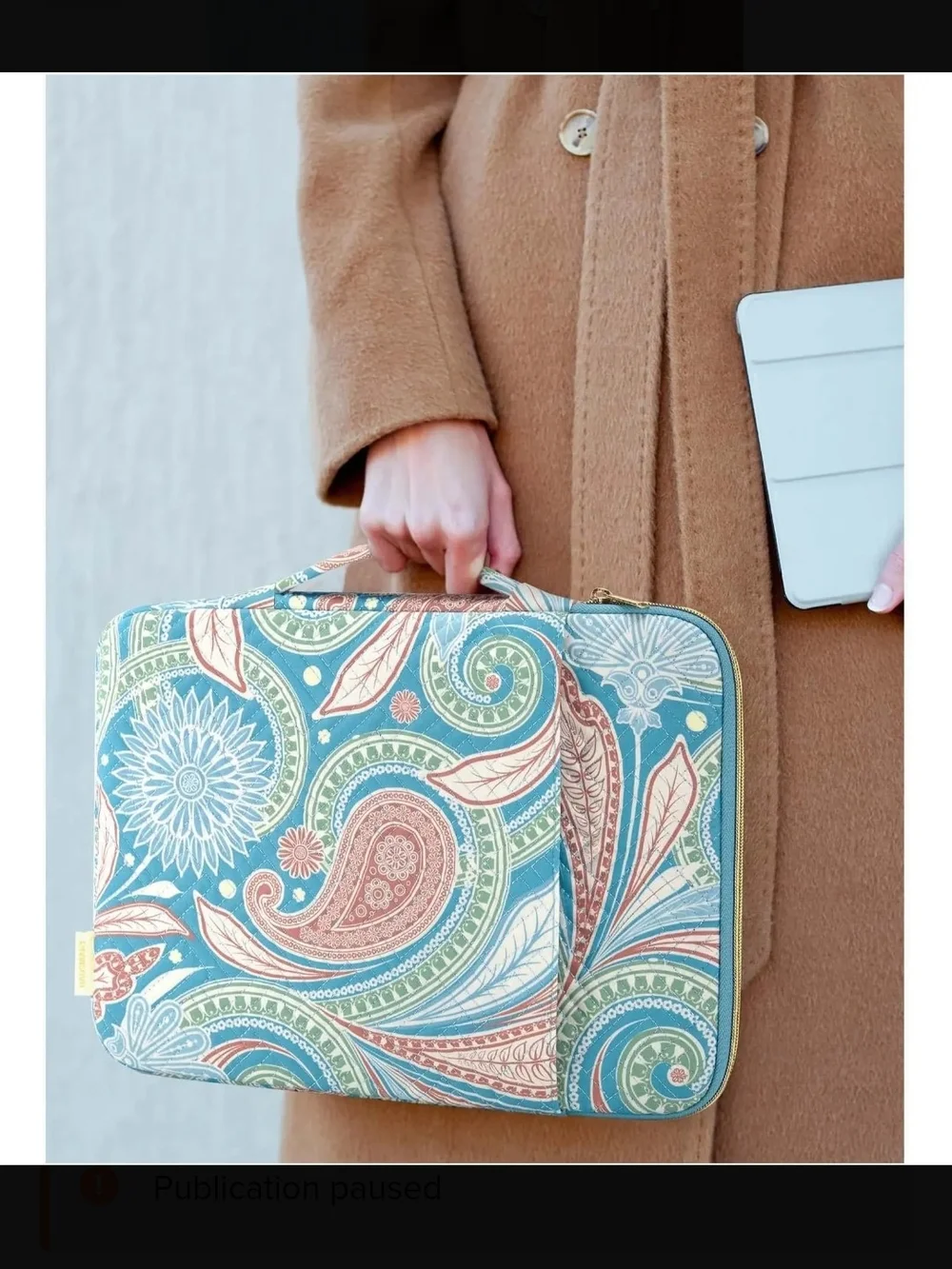 Bagsmart Paisley-Print Tablet Sleeve